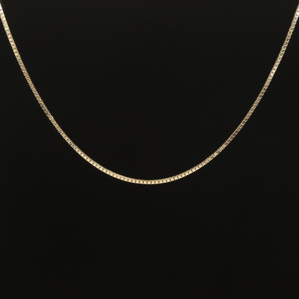 10k Box Chain Necklace